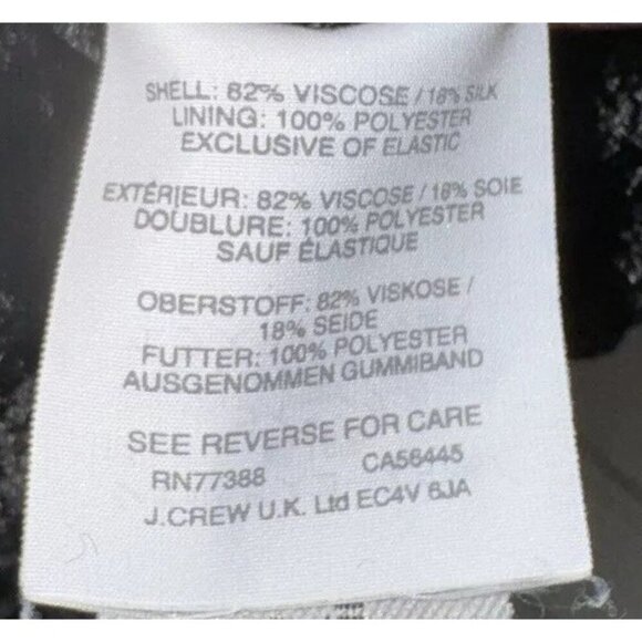 MADEWELL Women’s Black Crushed Velvet Pull-On Wide-Leg Jumpsuit Size 00 Holiday - Picture 6 of 9